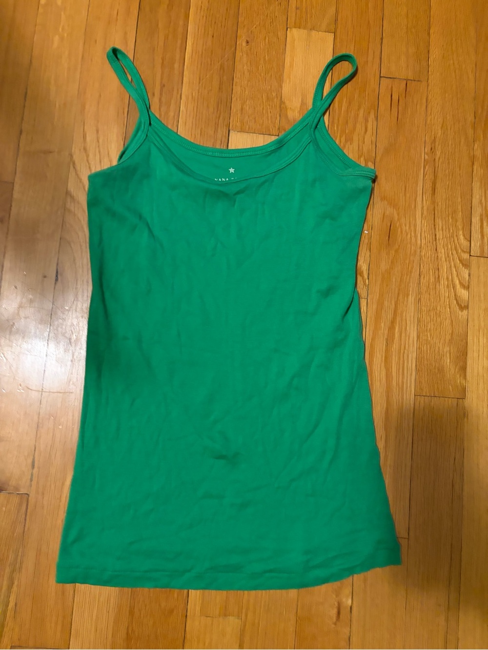 Banana Republic Bright Green Spaghetti Strap Tank